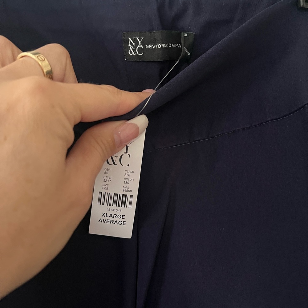 New York & Company navy blue pants - Picture 2 of 4
